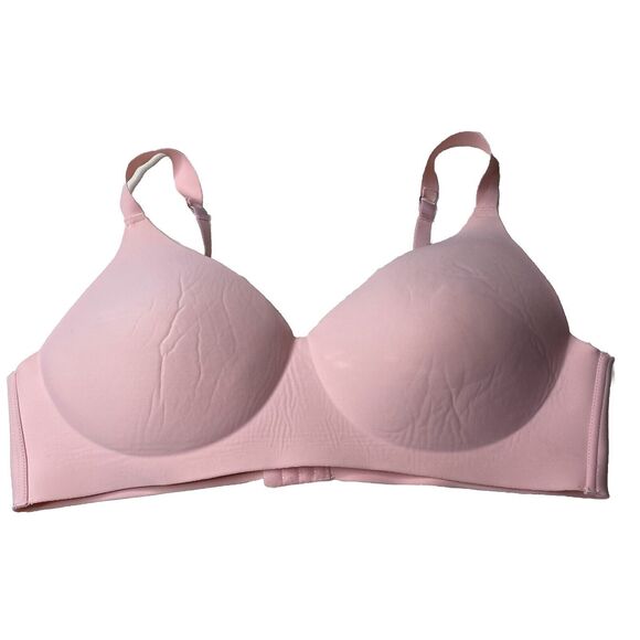 Vince Camuto Light Pink Stretch Wireless No Show t-shirt Bra Size 42C. - Picture 1 of 6